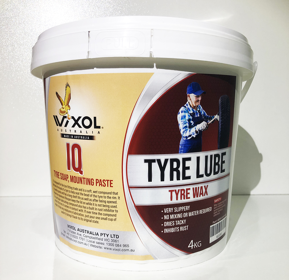 Vixol IQ Tyre Lube, Wax, Soap, Mounting Paste 4.0KG White Prodepot