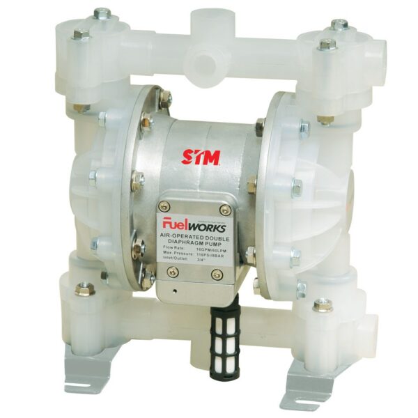 Air Operated Diaphragm Pump – Polypropylene 1/2″ 3/4″ - SKU: DITI17150601V