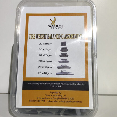 Vixol TIRE Weights Balancing Aluminum Assortment-120pcs