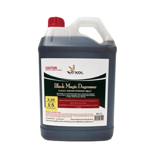 Black Magic Contains SODIUM HYDROXIDE 38gm/l-5L