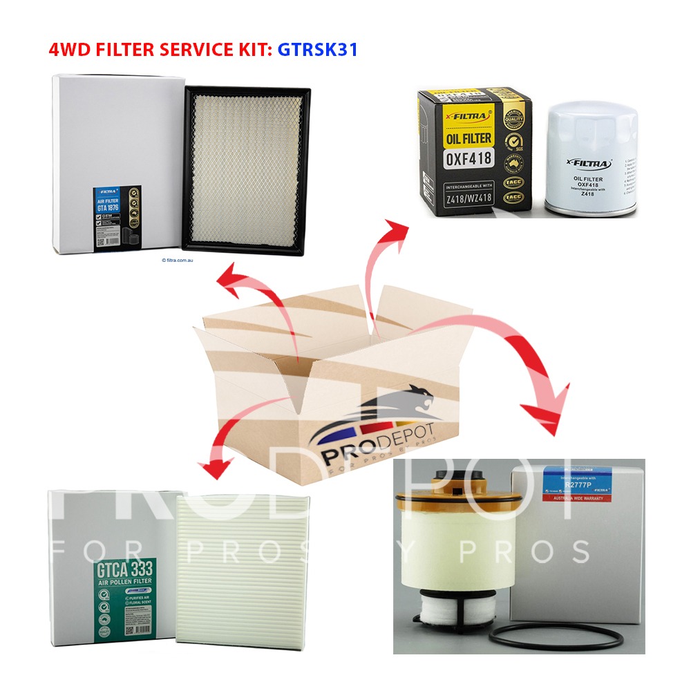 Toyota Fortuner / Hilux GUN Series Turbo Diesel 4WD SERVICE KITS - GTRSK31