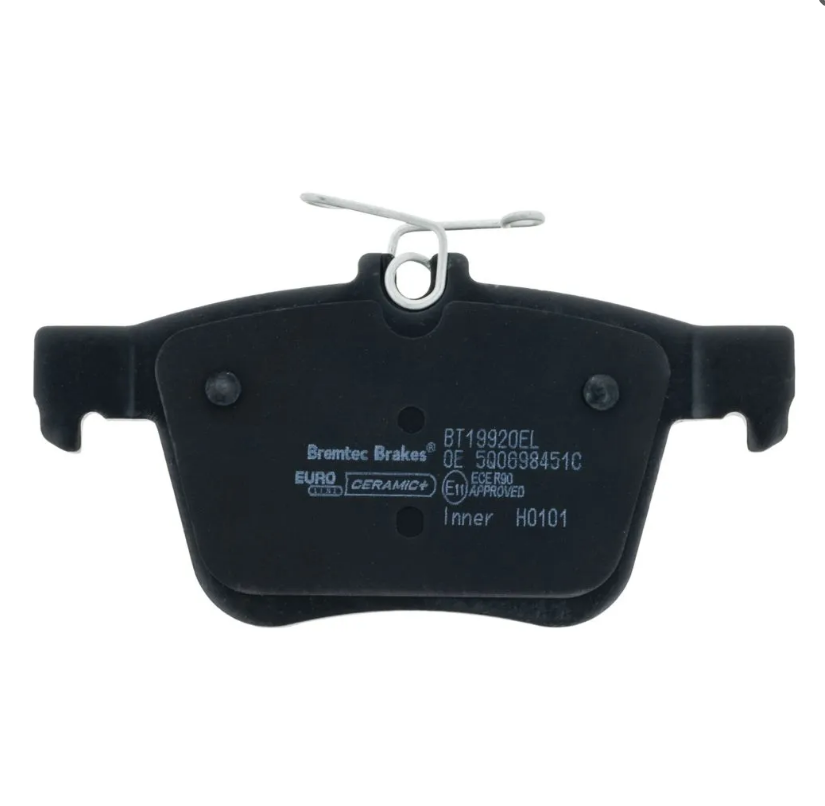 EURO-LINE CERAMIC+ ZERO DUST AUDI A3 (8V1) 2012- REAR