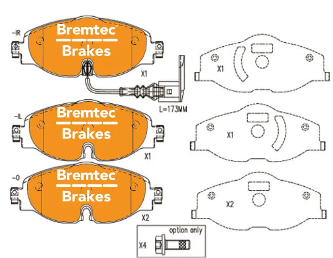 EURO-LINE CERAMIC+HD ZERO DUST AUDI A3 (8V1) 2012- FRONT - Image 5