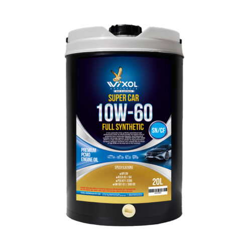 VIXOL SYNERGY SUPER CAR 10W60 SN/CF FULL SYNTHETIC ENGINE OIL-20L